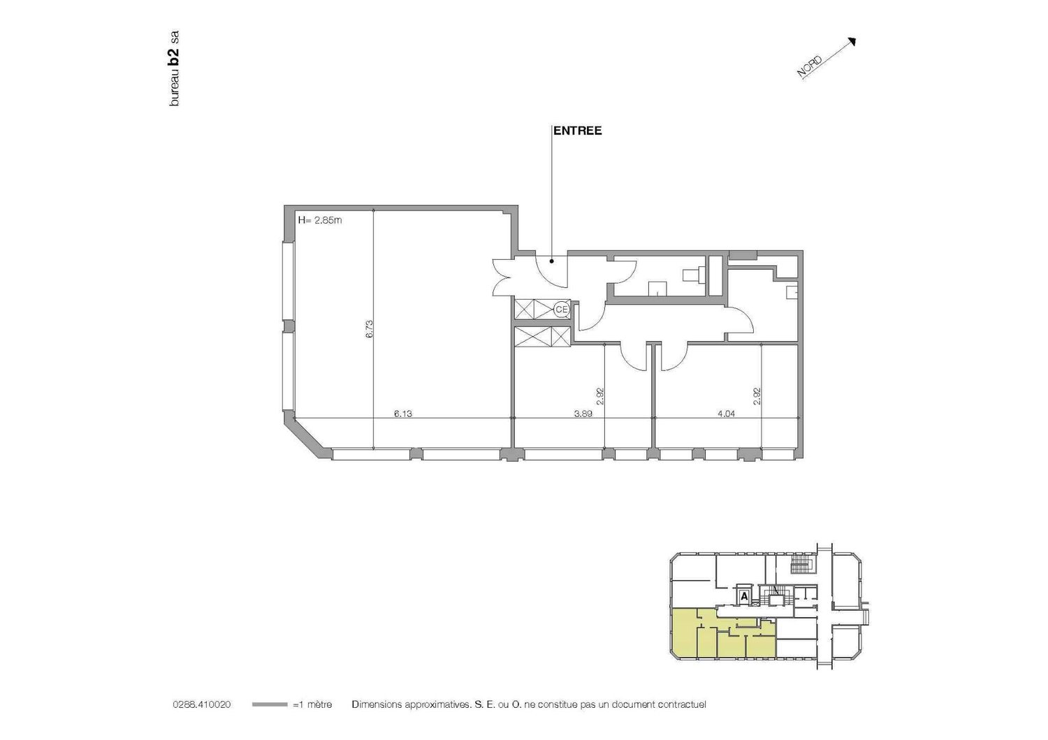 ufficio di 83m²