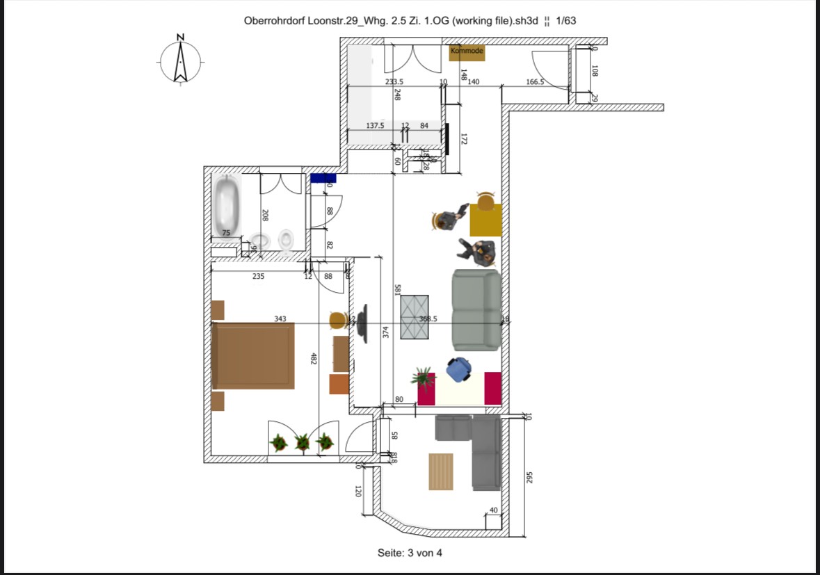 appartamento di 2 ½ locali