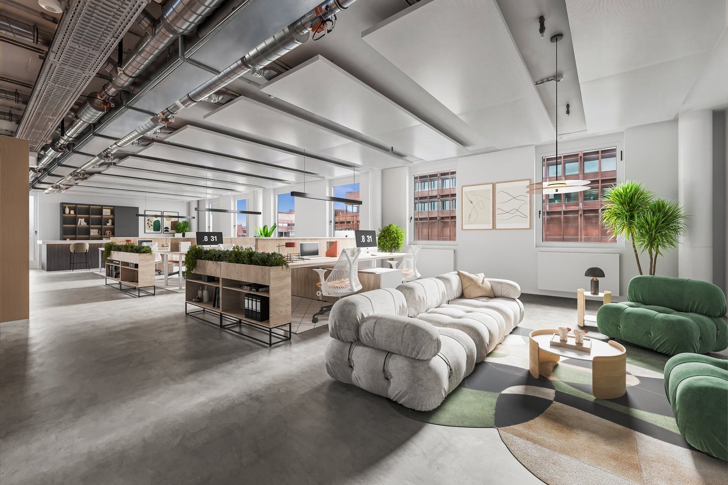 308m² office