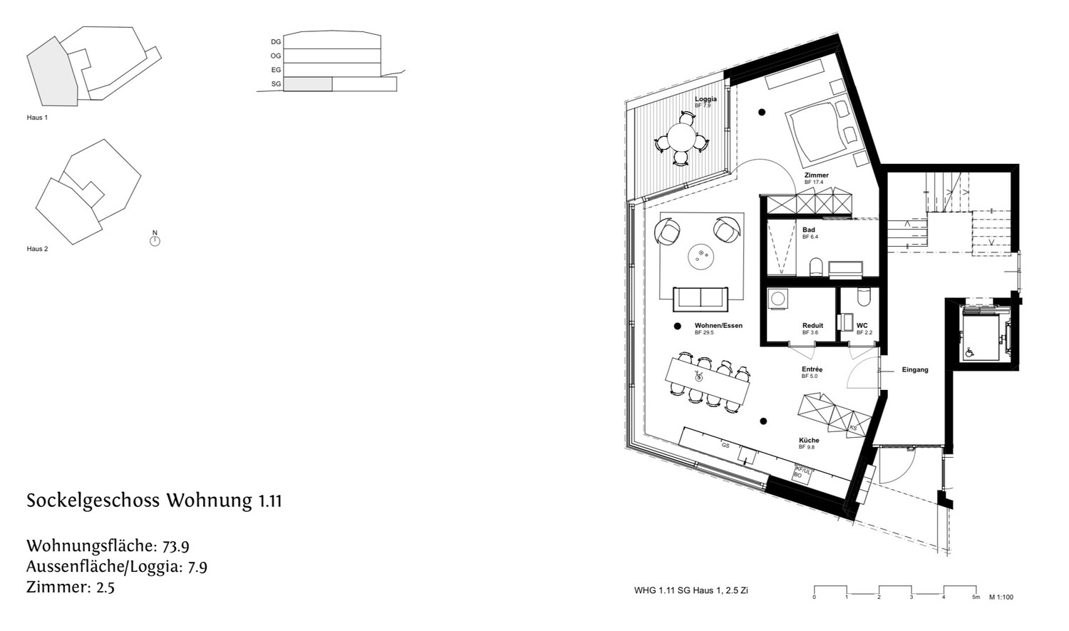 Appartamento di 2 ½ locali