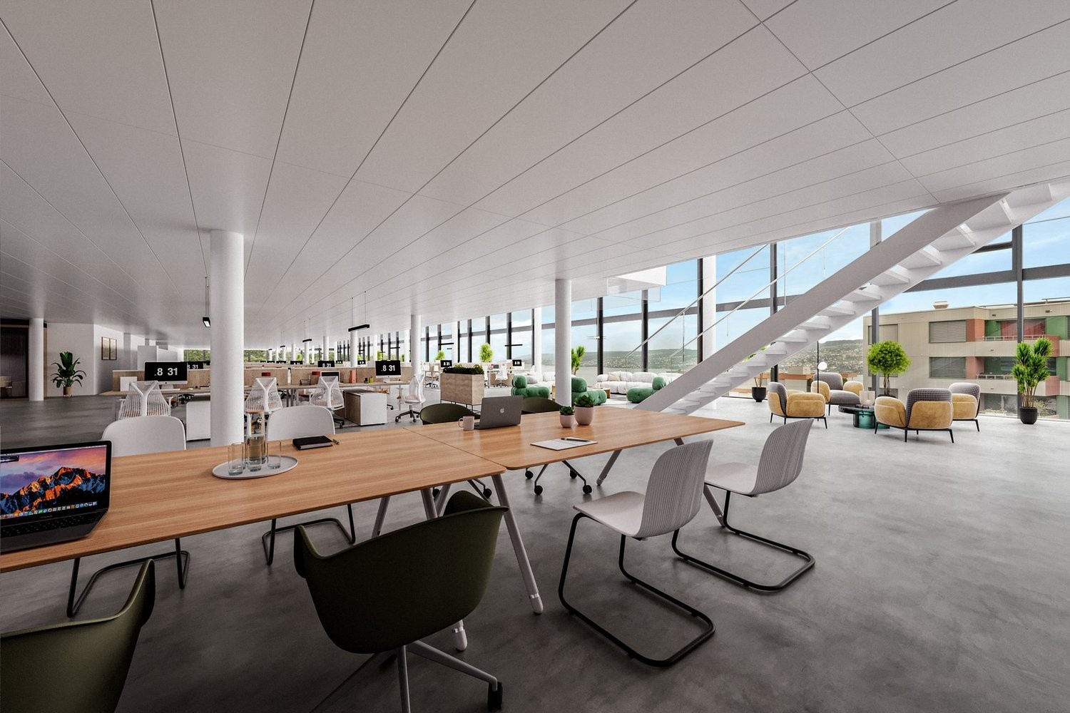 1000m² office