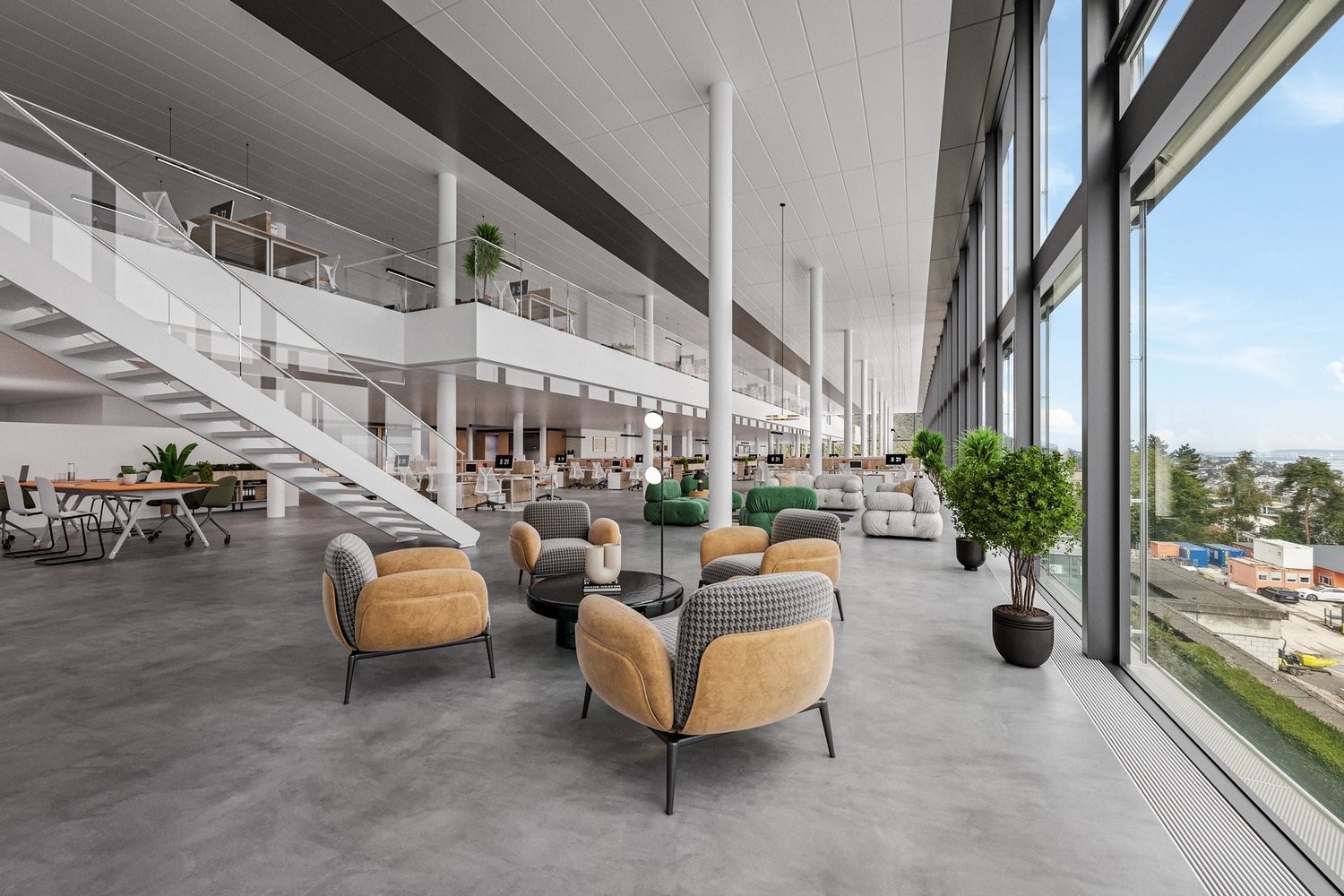 1000m² office