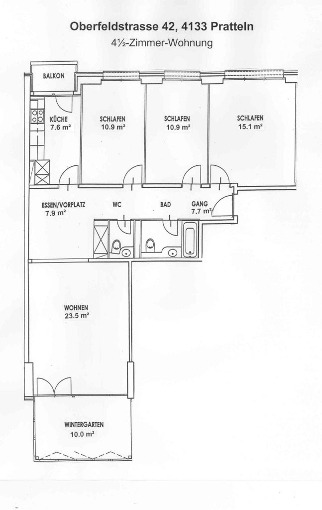 Appartamento di 4 ½ locali