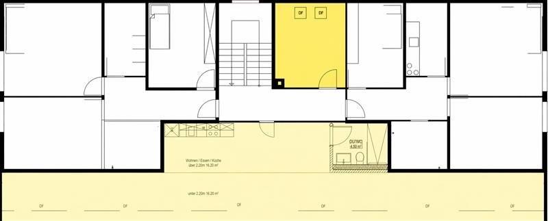 loft di 1 locale
