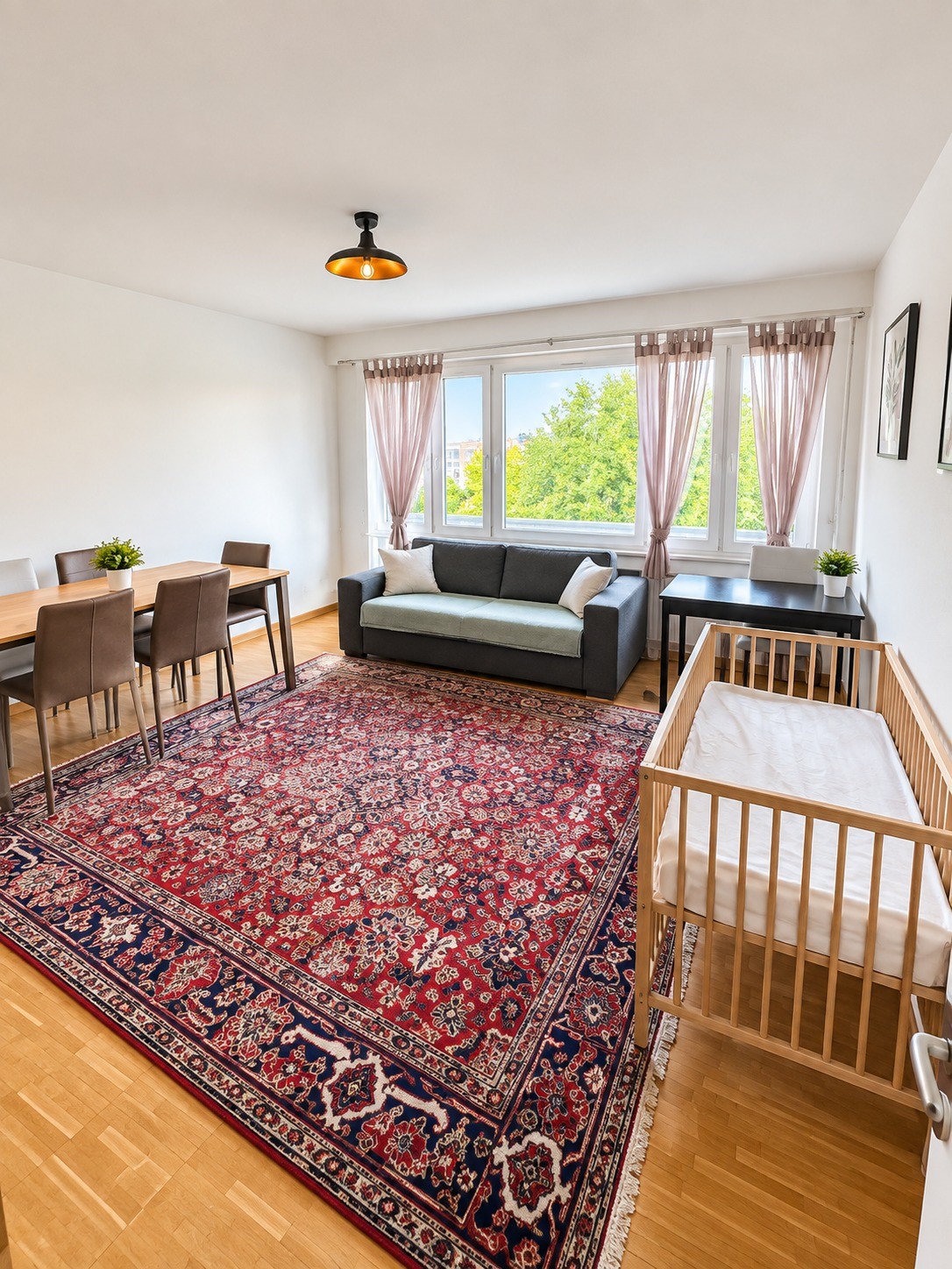 2 ½ rooms furnished flat