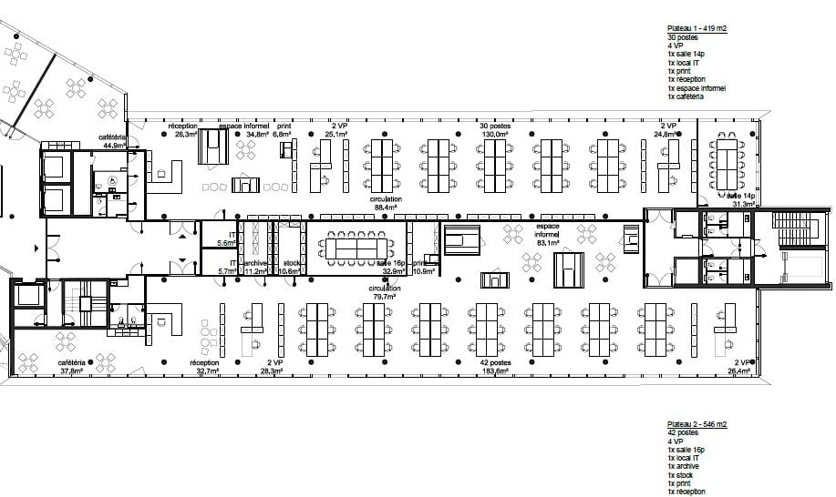 1150m² ufficio