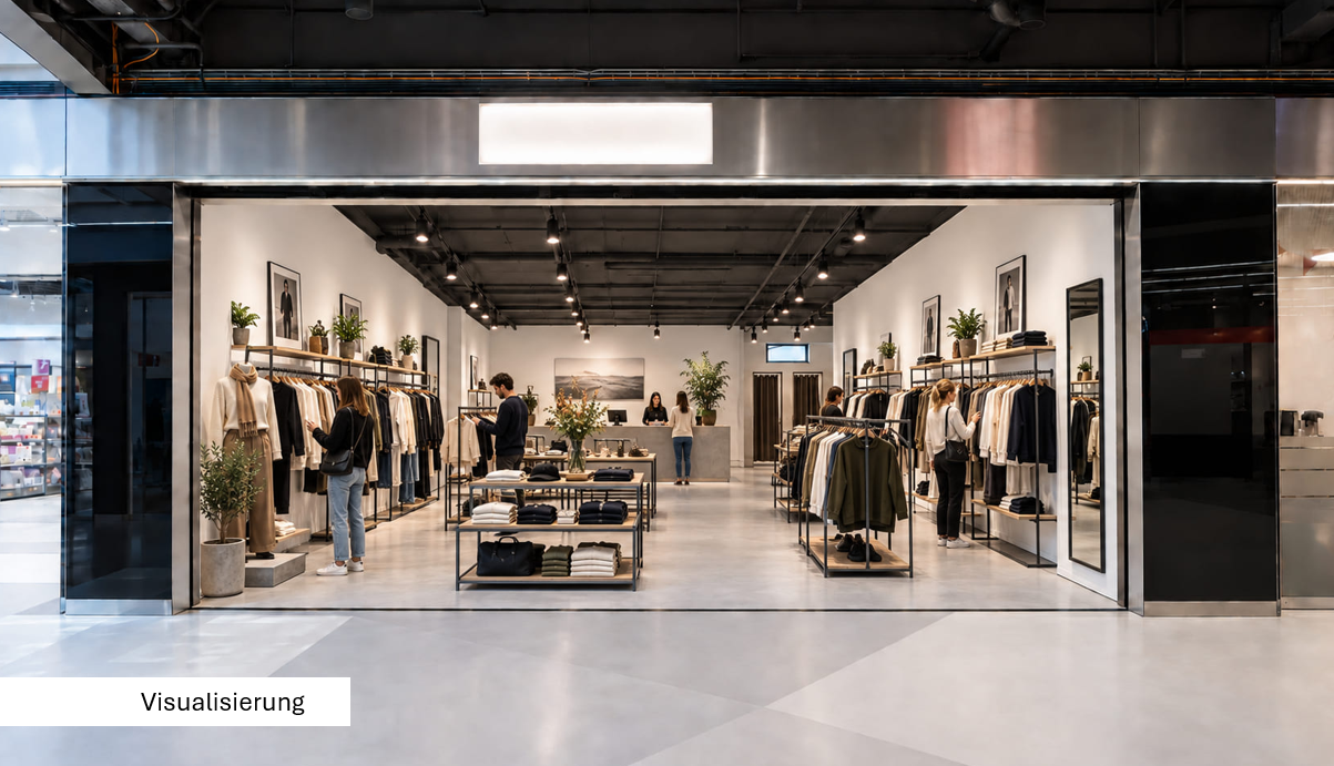negozio di 158m²