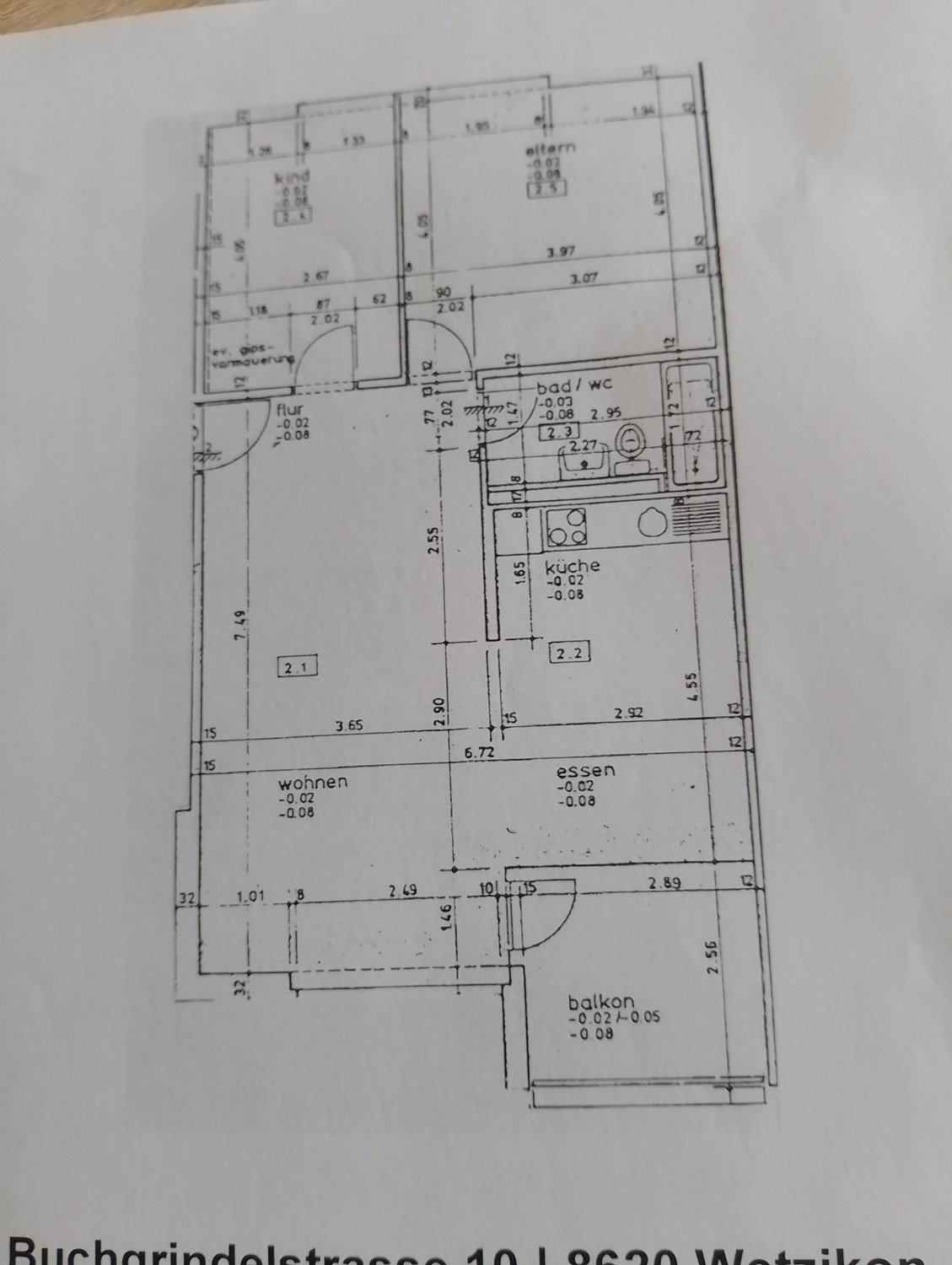 3 ½ rooms apartment