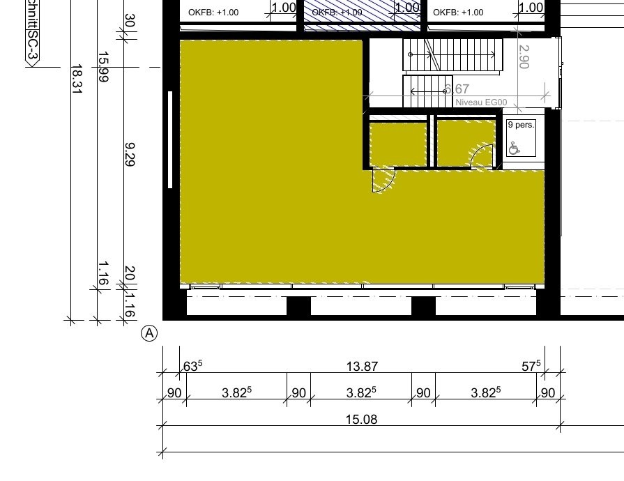 102m² commerciale