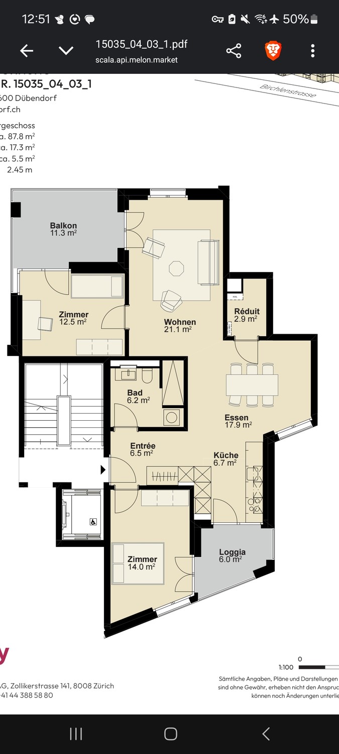 Appartamento di 2 ½ locali, foto 7 di 7