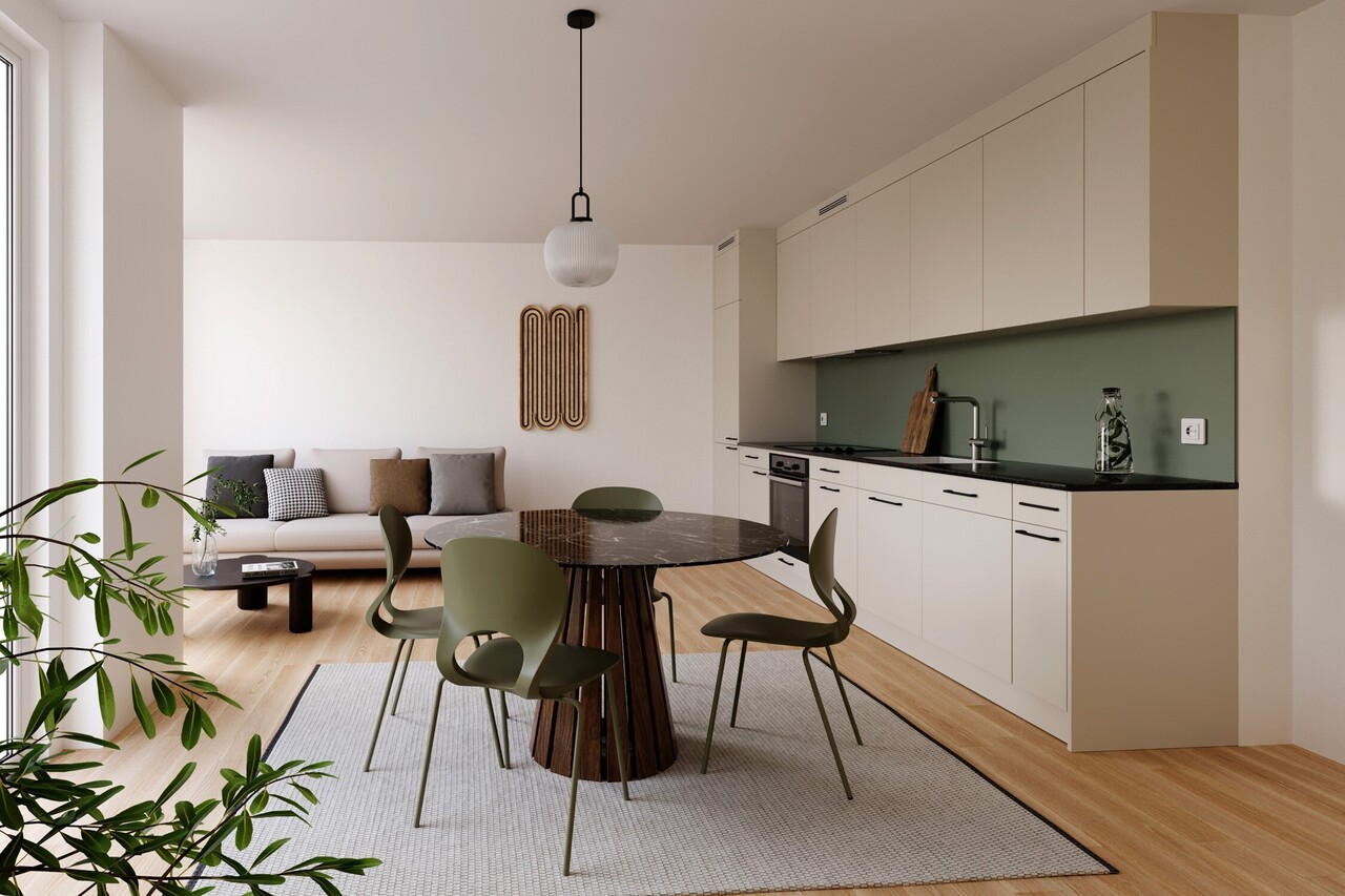 3 ½ rooms roof flat