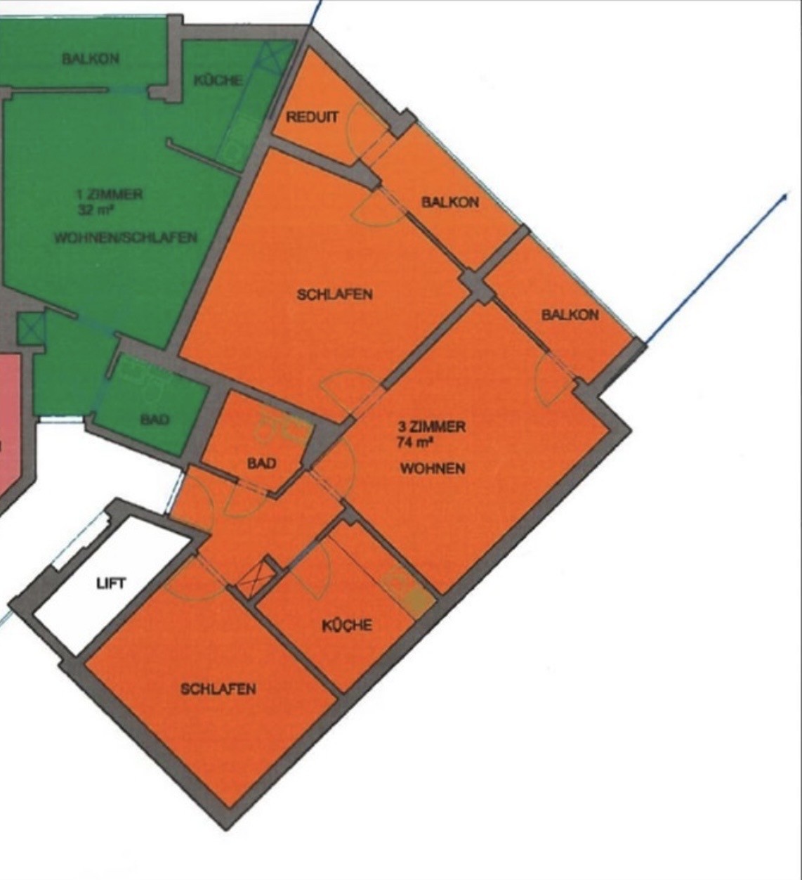 Appartamento di 3 ½ locali