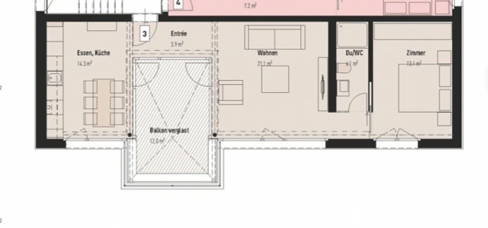 appartamento di 1 ½ locali, foto 7 di 8