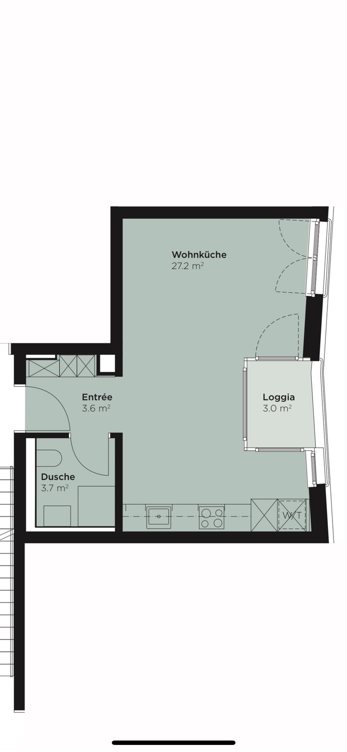 Appartamento di 1 ½ locali