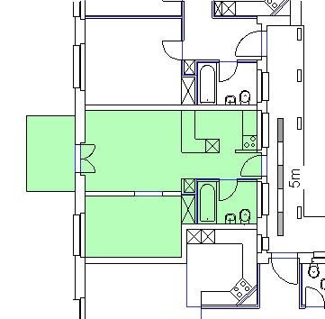 2 rooms apartment