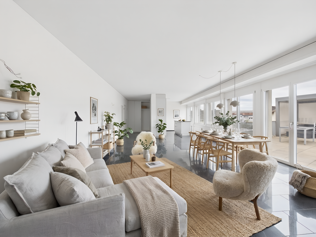 appartamento con terrazza di 3 ½ locali
