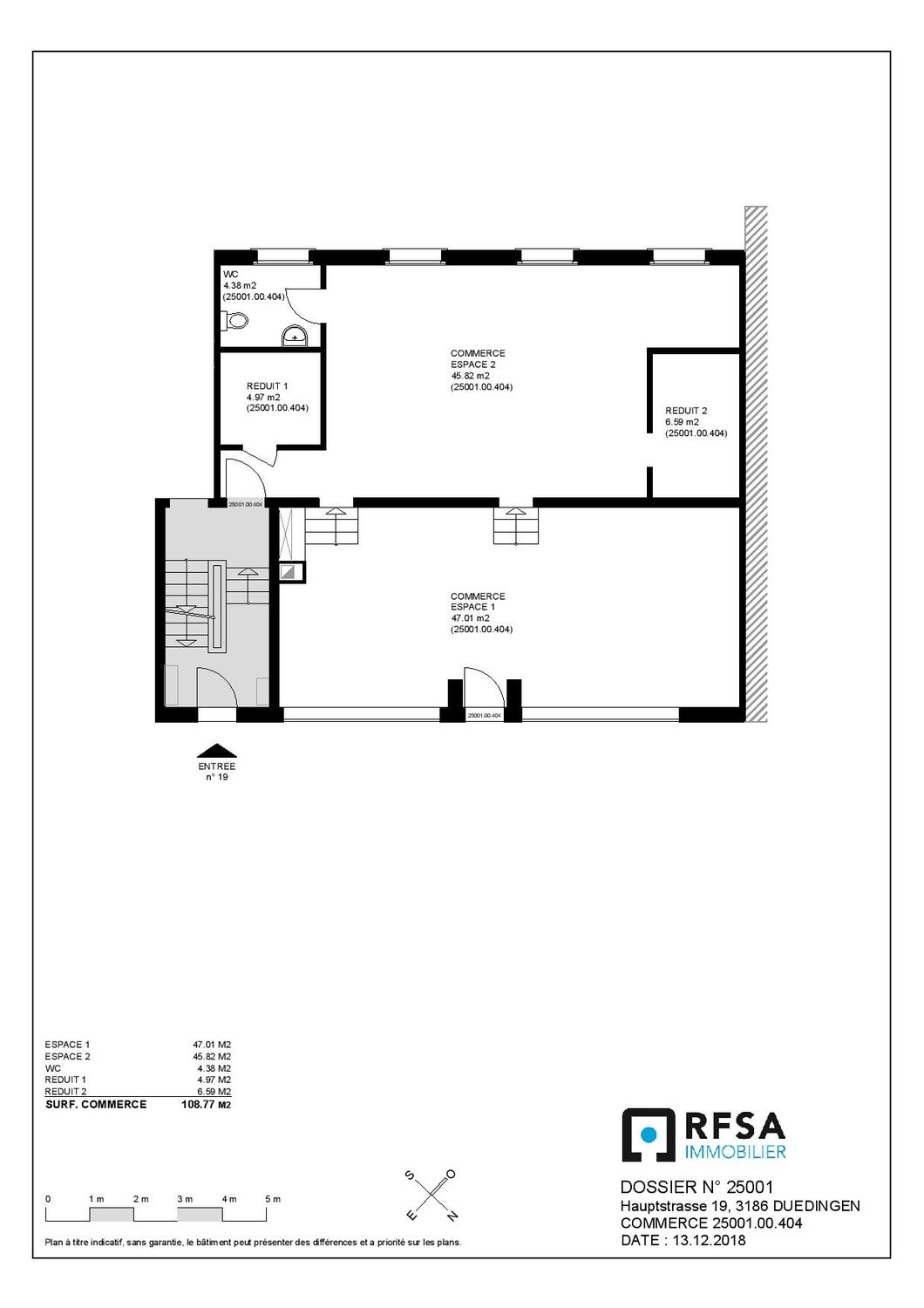 negozio di 110m²