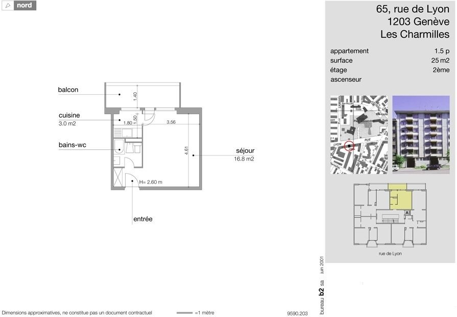 Monolocale di 1 ½ locali