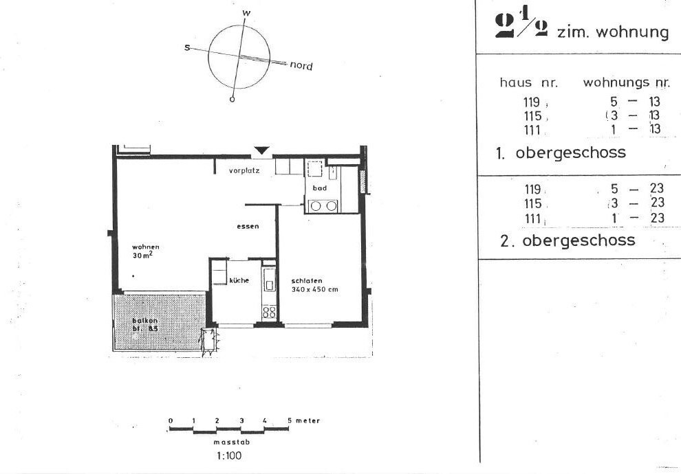 appartamento di 2 ½ locali