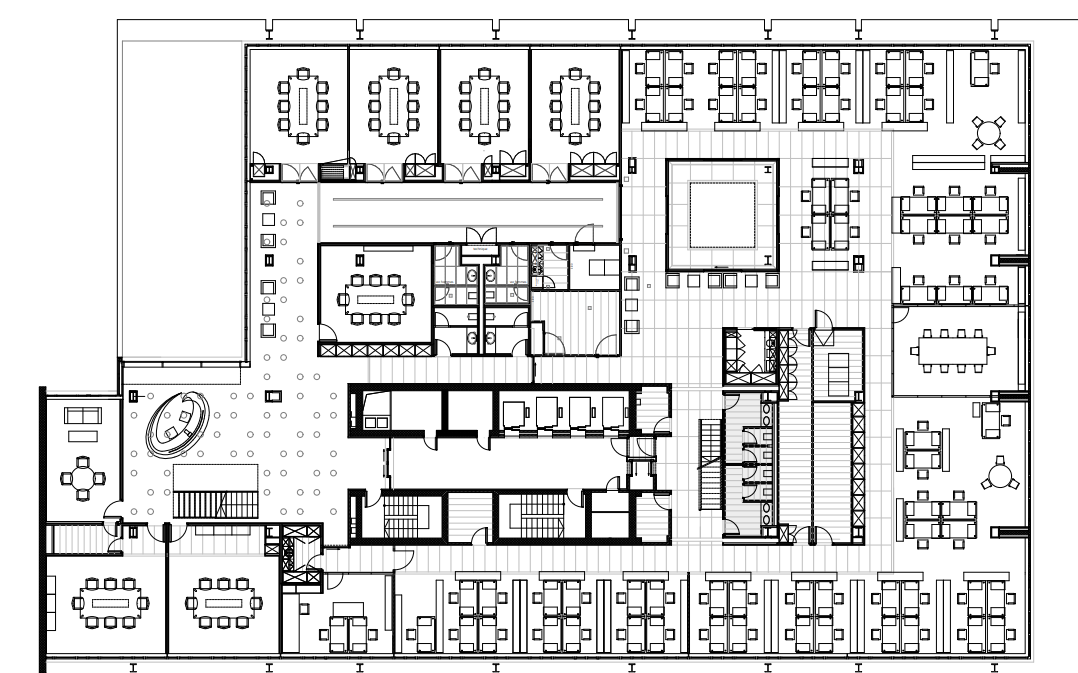 1000m² office