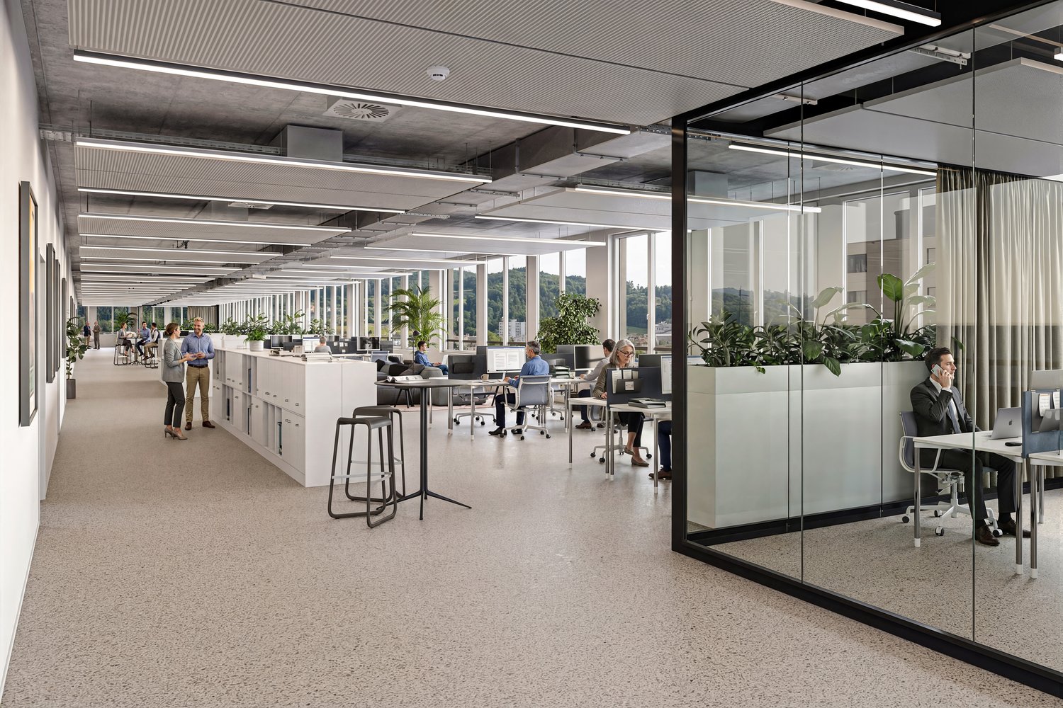 5000m² office