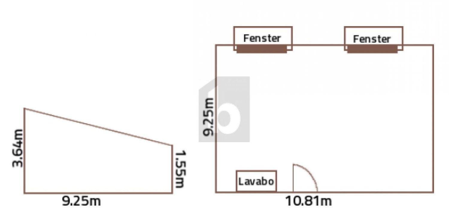 100m² storage room