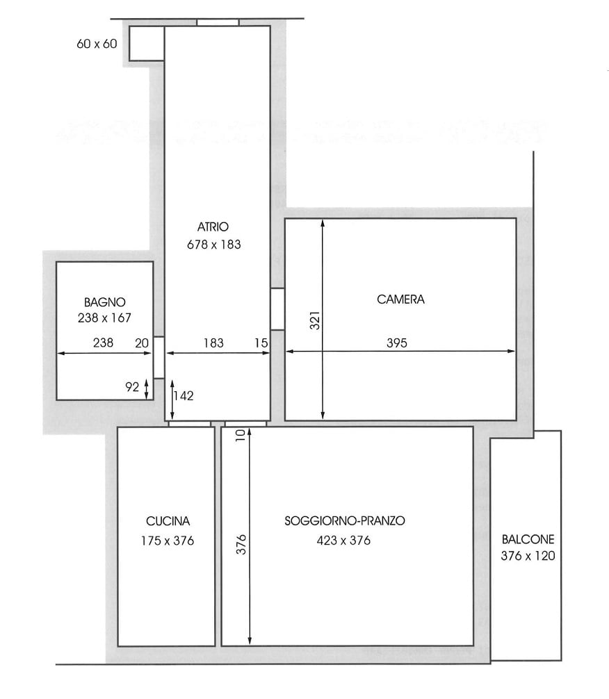 2 ½ rooms apartment