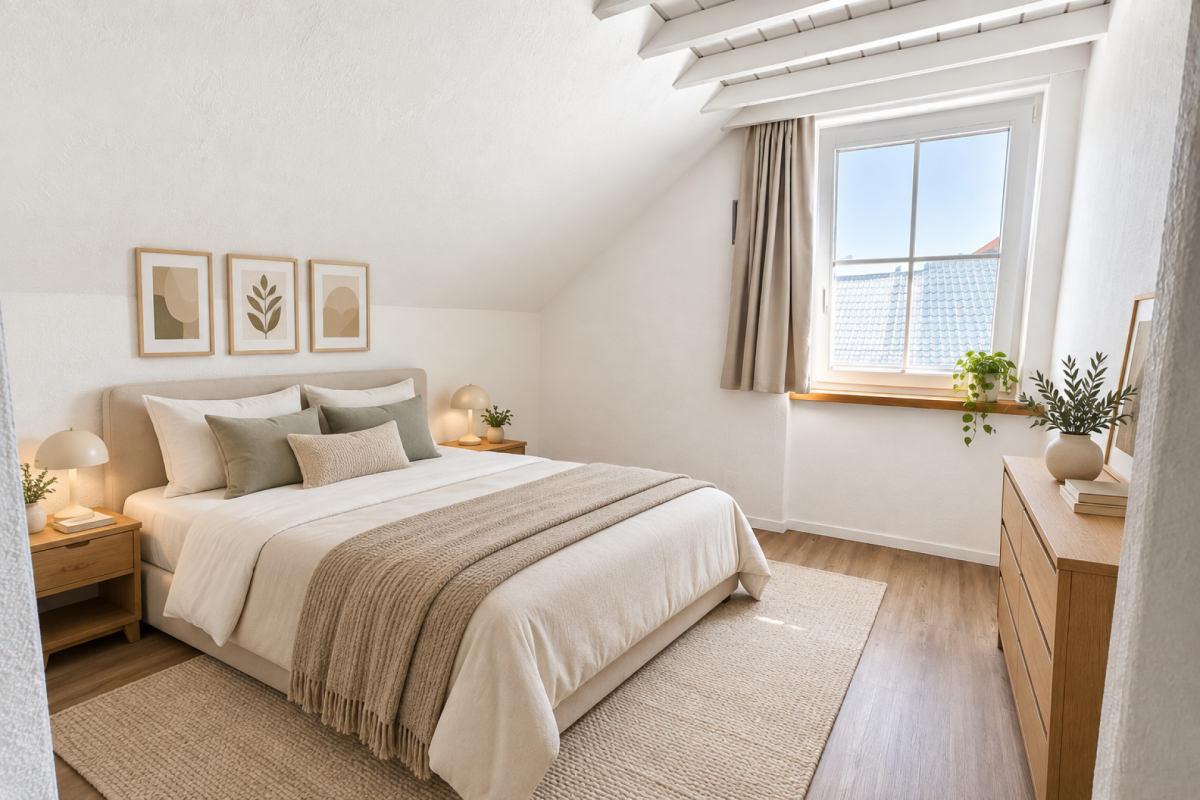 Appartement mansardé de 3 pièces