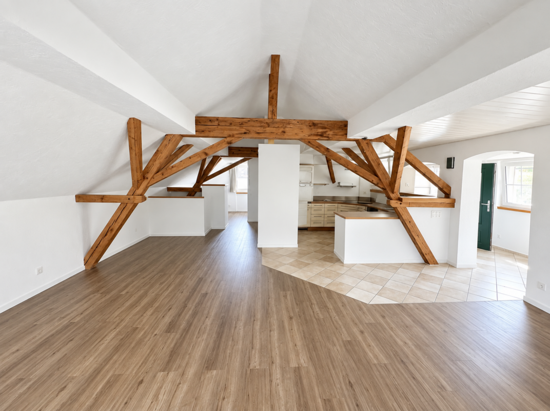 Appartement mansardé de 3 pièces