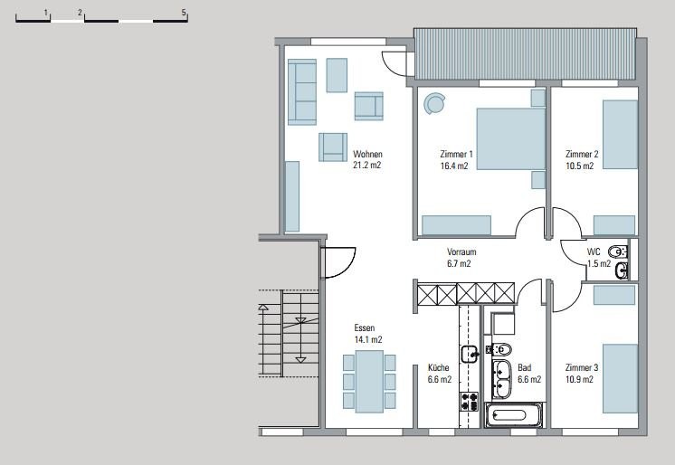 Appartamento di 2 ½ locali, foto 7 di 7