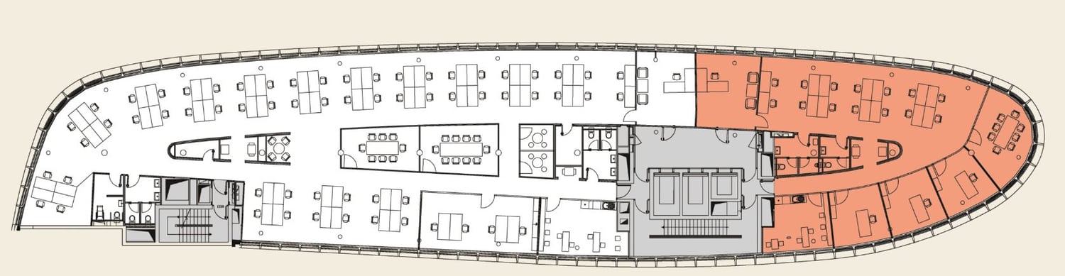 890m² ufficio