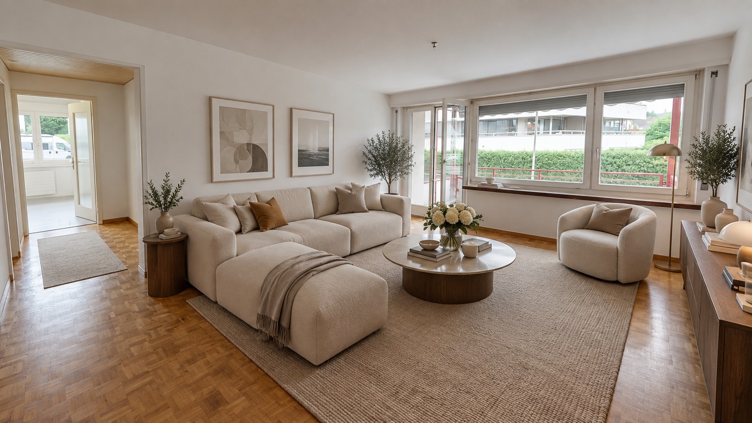 3 rooms apartment
