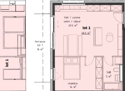 appartamento di 2 locali