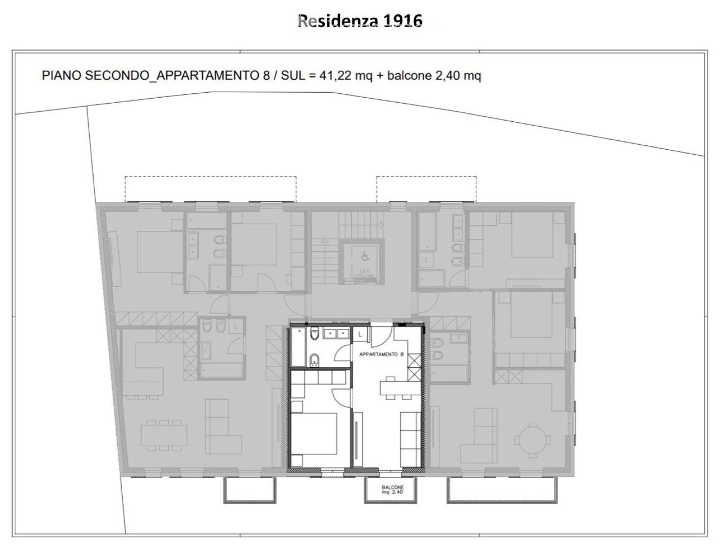 2 ½ rooms apartment
