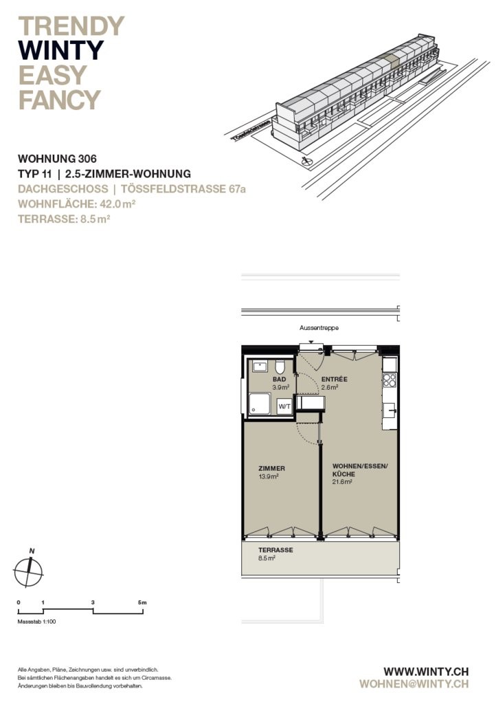 Appartamento di 2 ½ locali, foto 6 di 6