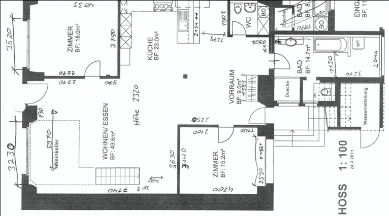 Appartamento di 3 ½ locali