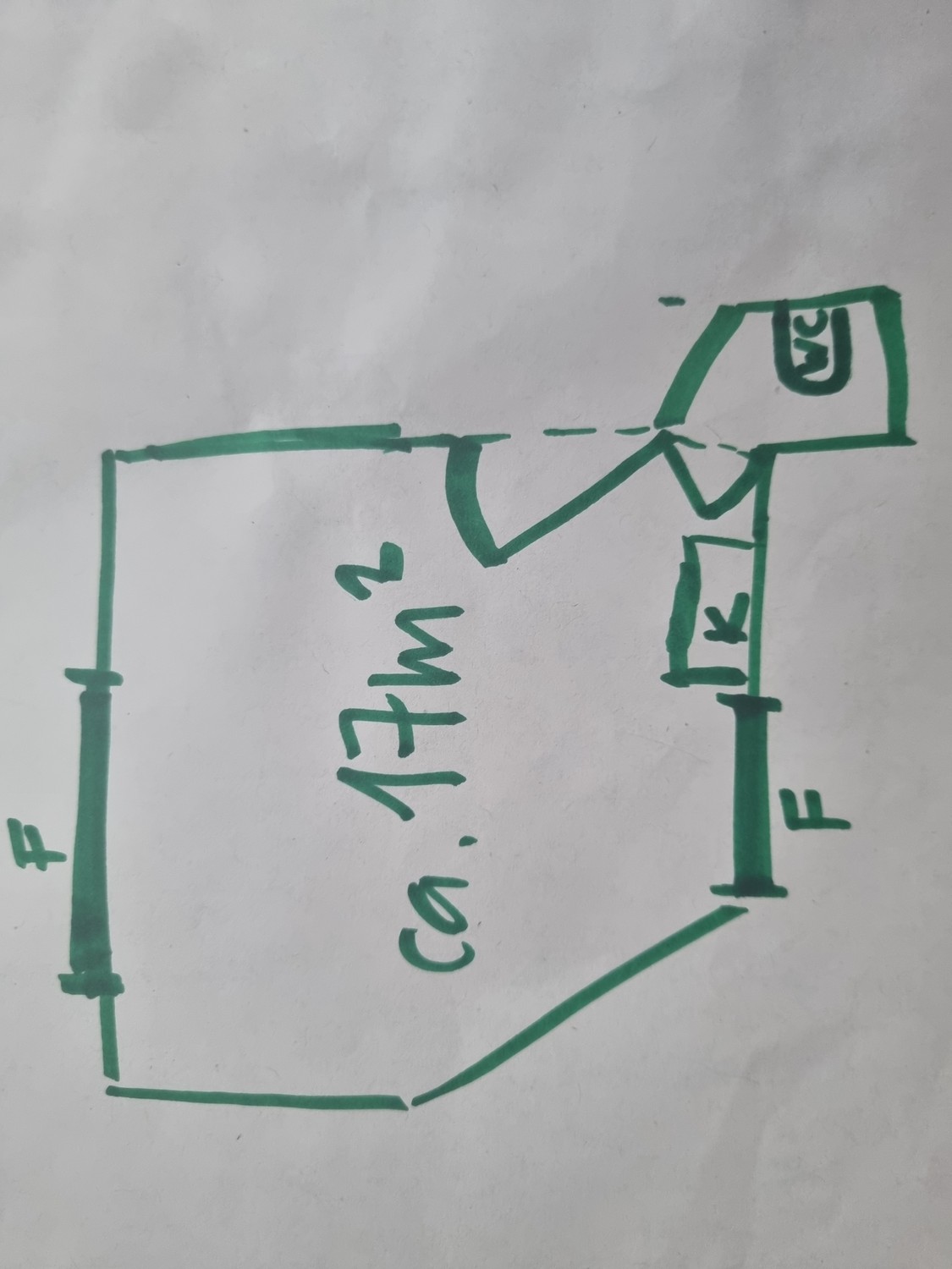 ufficio di 17m²