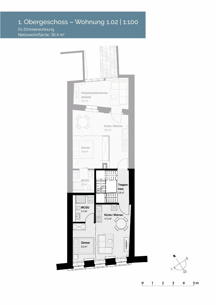 Appartamento di 1 ½ locali, foto 5 di 5