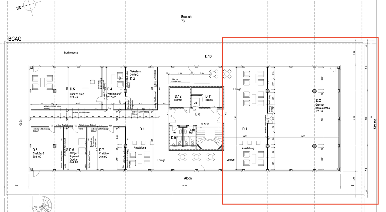 275m² ufficio