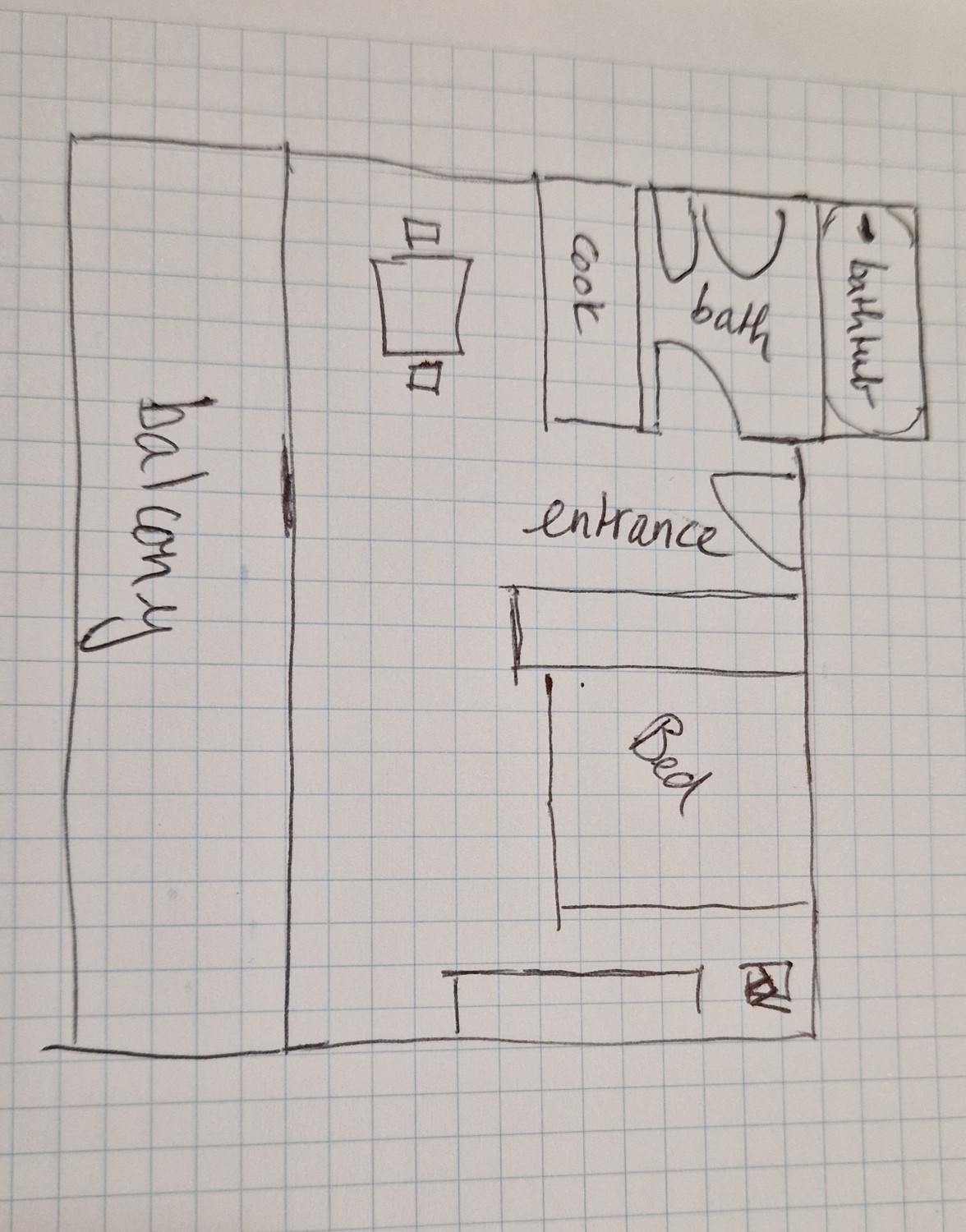 Appartamento di 1 ½ stanze