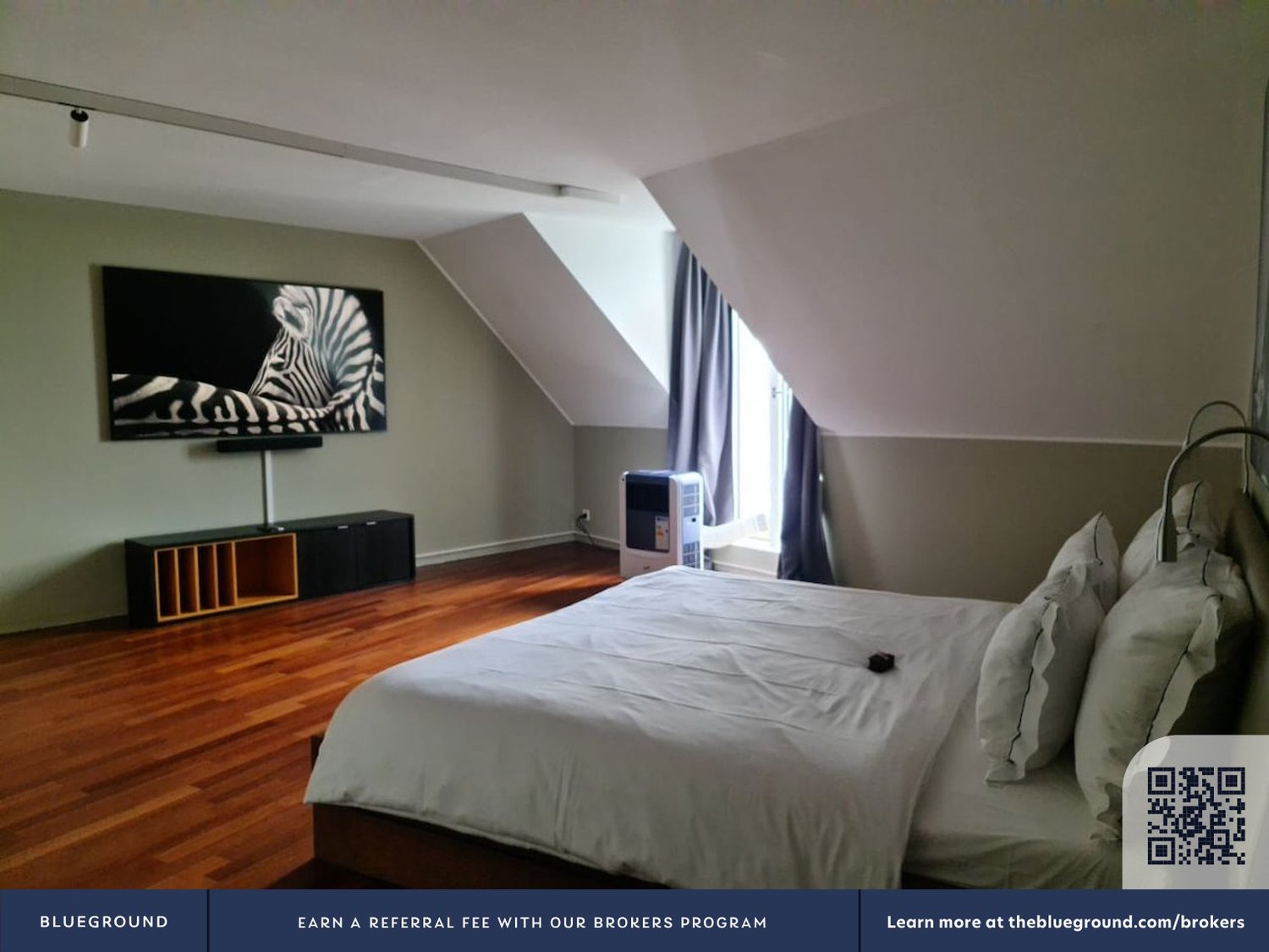 3 rooms furnished flat