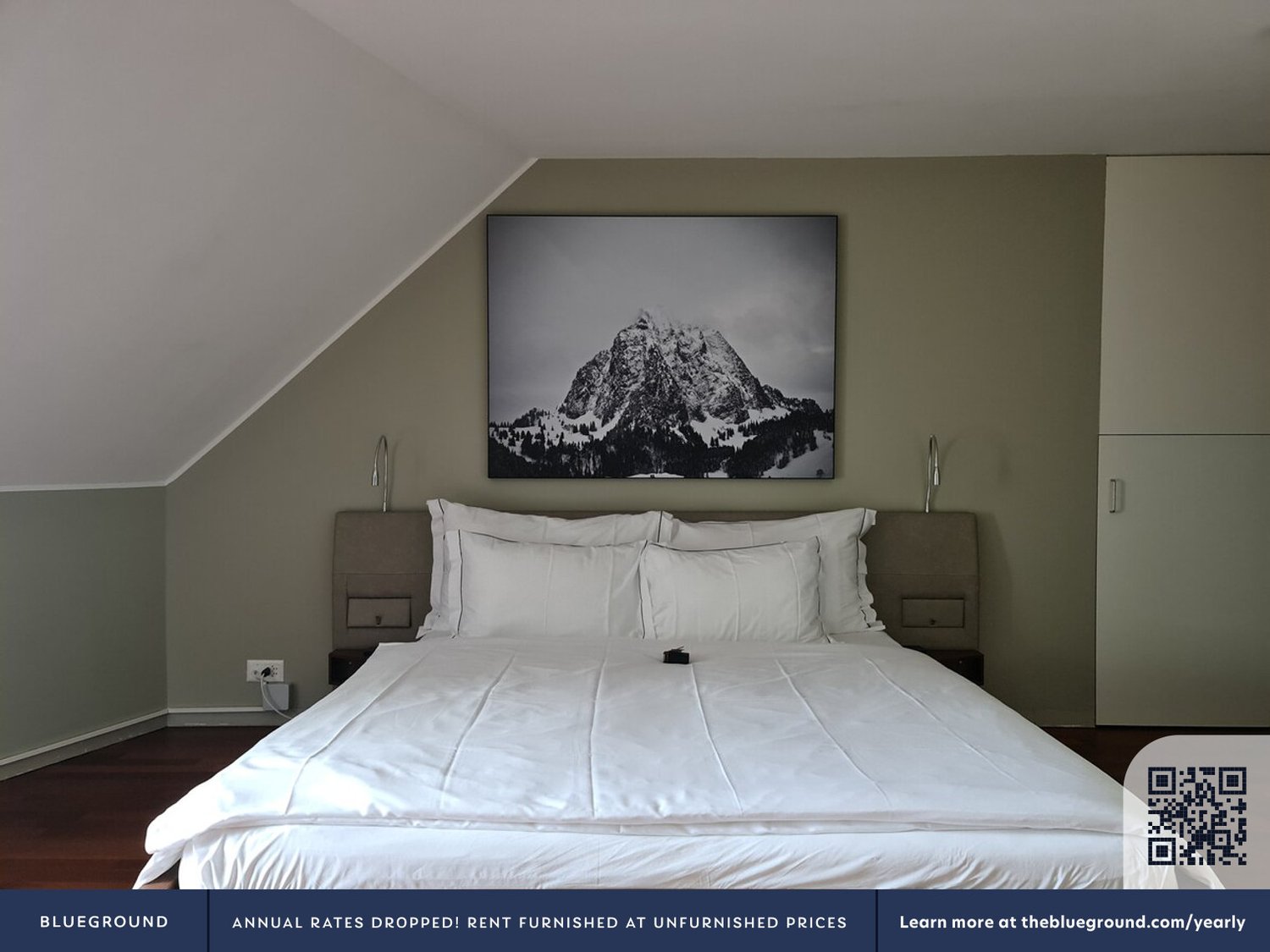 3 rooms furnished flat
