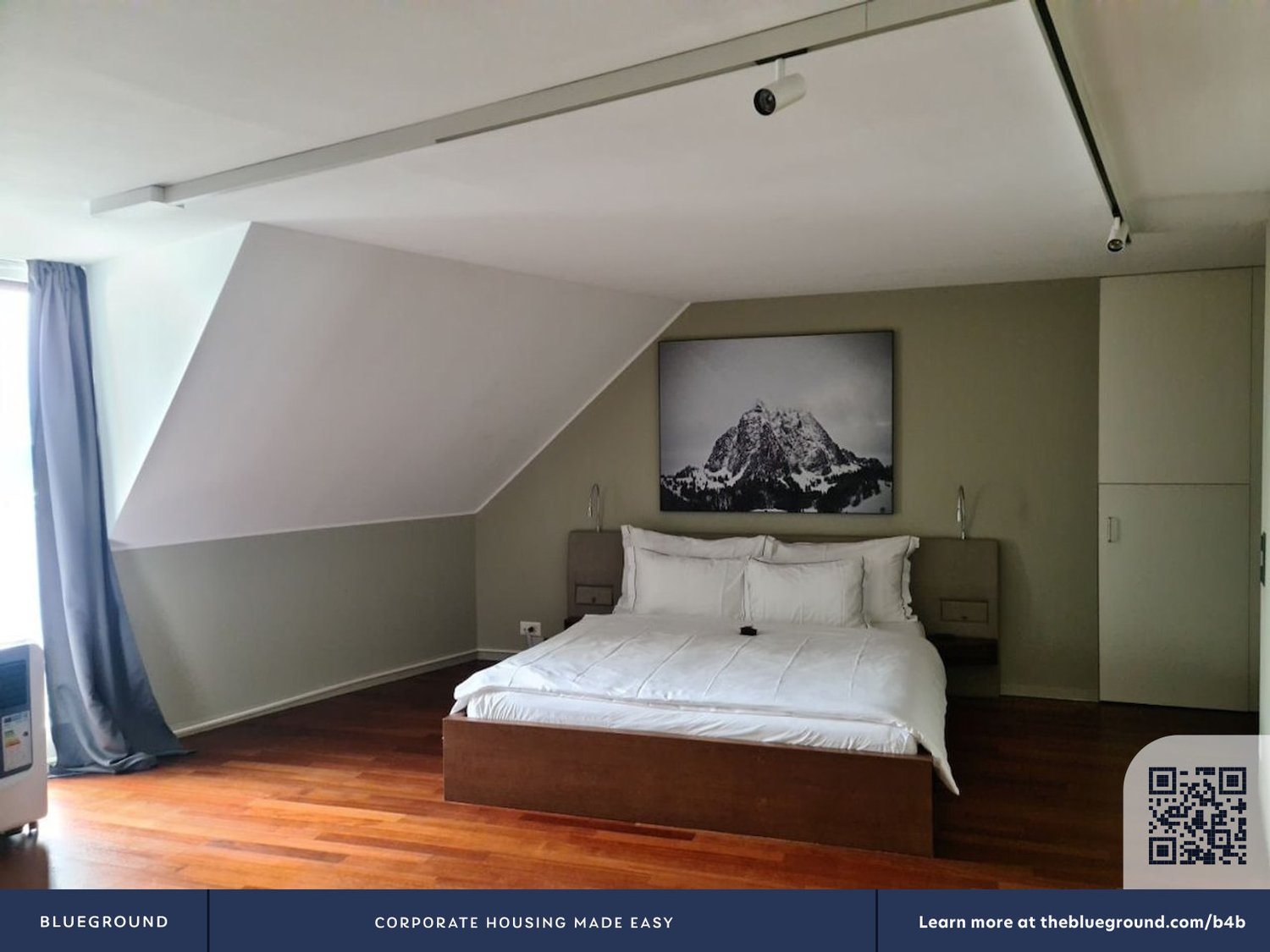3 rooms furnished flat