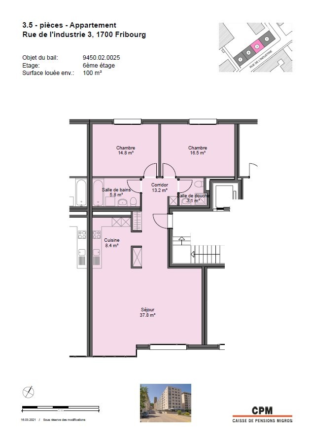 3 ½ Zimmer-Wohnung
