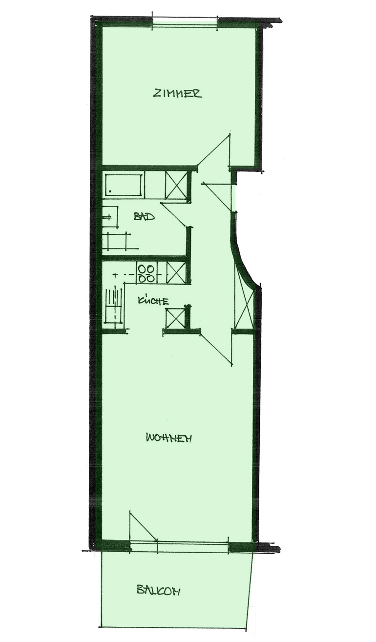 appartamento di 2 locali, foto 5 di 5