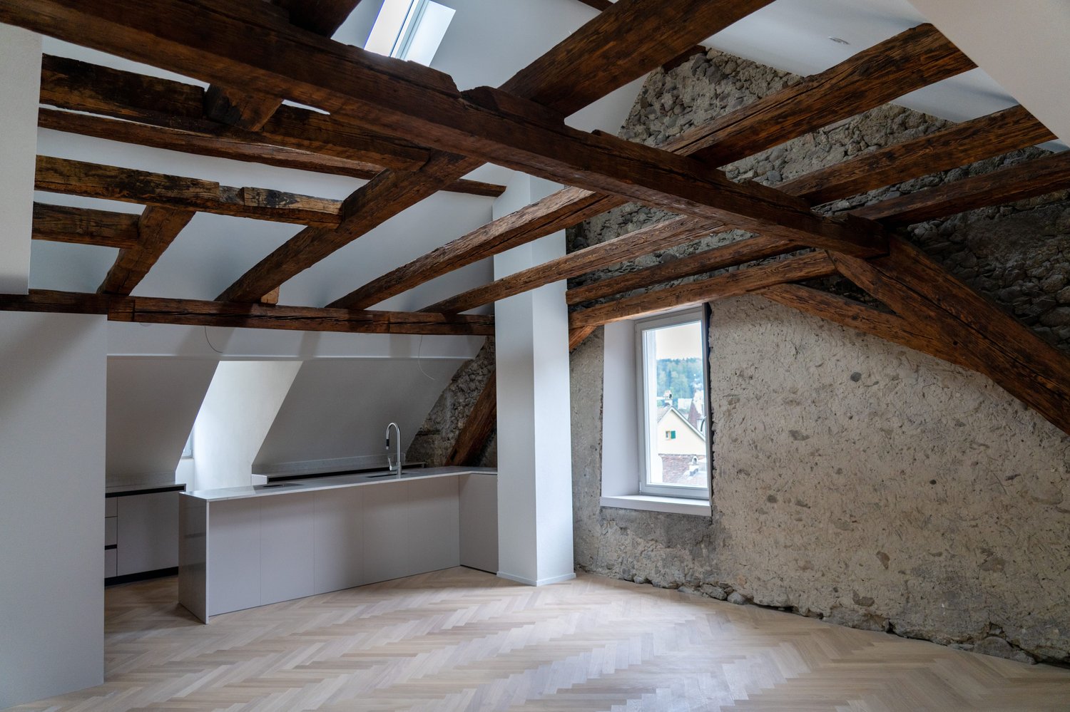 4 ½ rooms attic flat