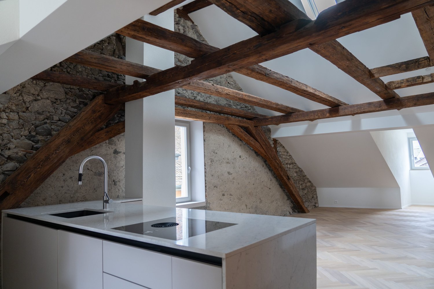 4 ½ rooms attic flat