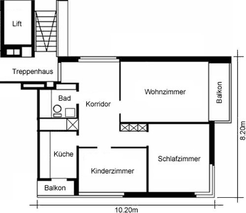 Appartamento di 2 ½ locali, foto 8 di 8