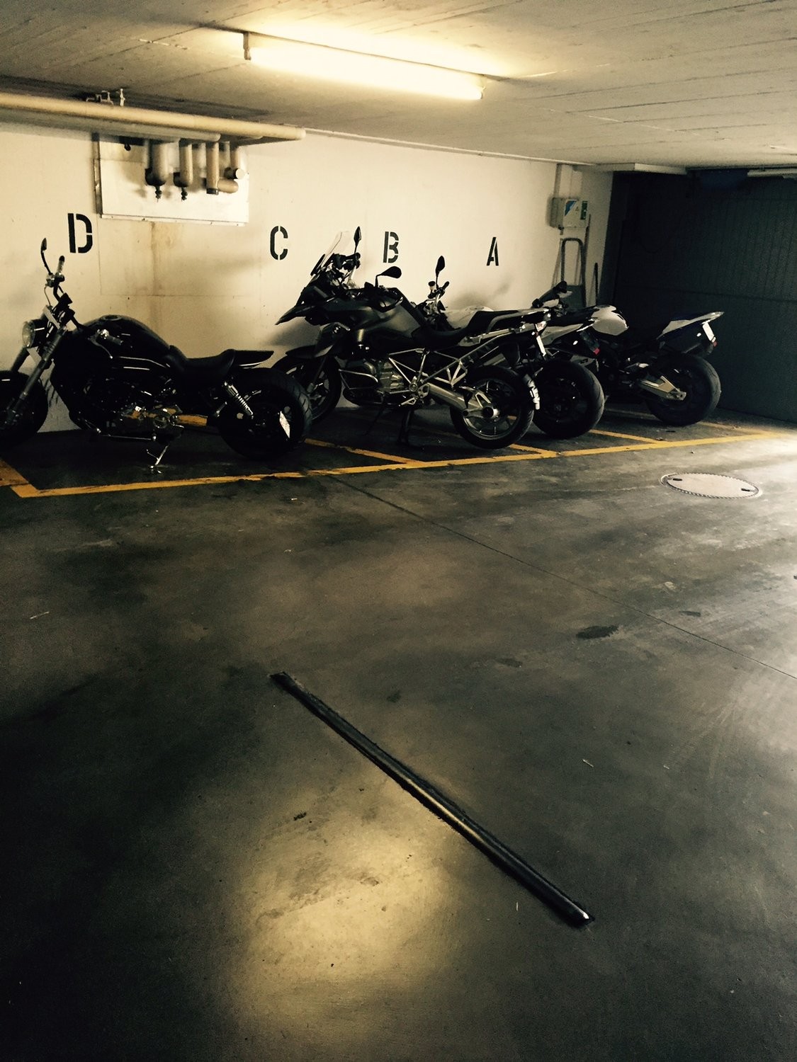 Covered bike parking