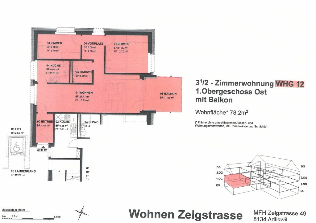 3 ½ rooms apartment
